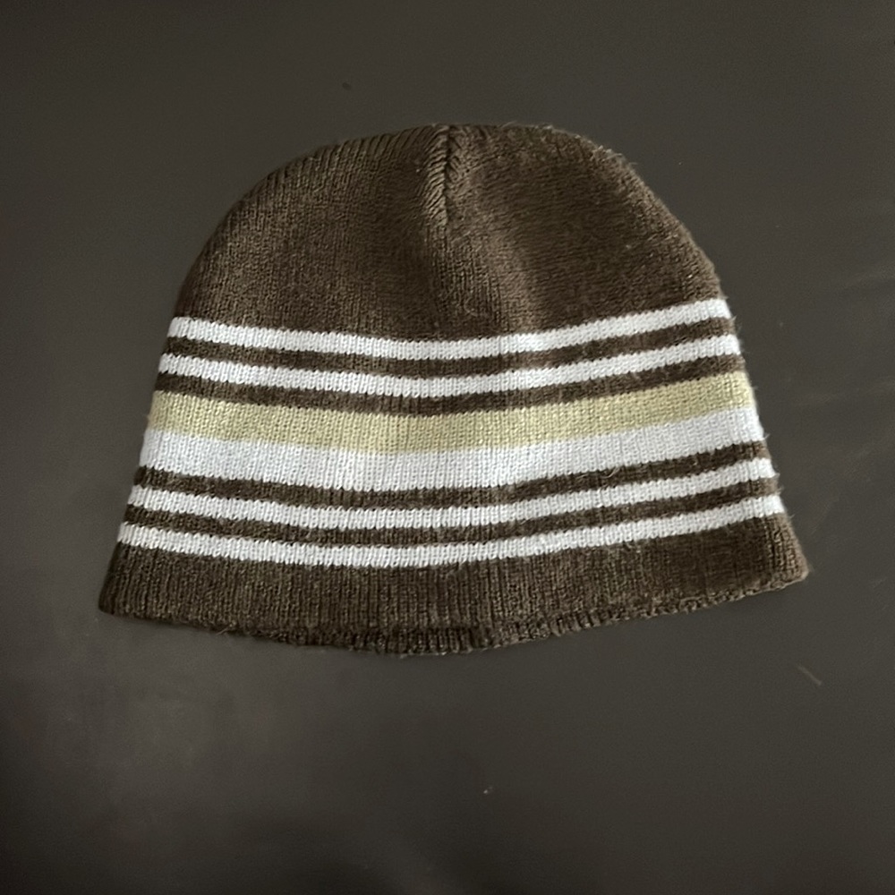 Multicolor Striped Beanie $8